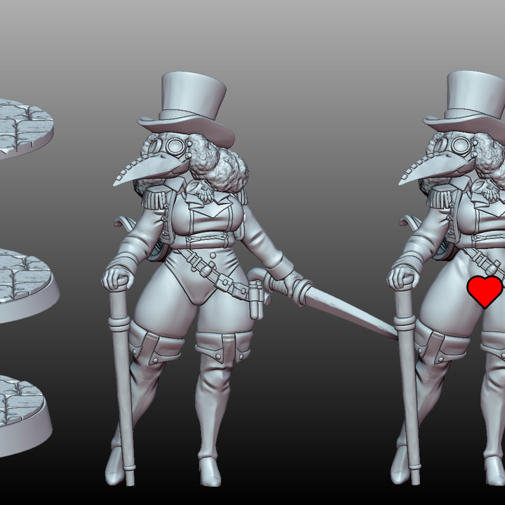 Plague Doctor Ringleader Zara by Gaz Minis