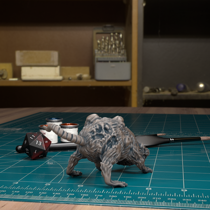 Plagued Rat 08 by Tytan Troll Miniatures