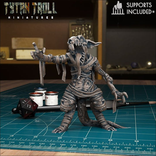 Plague Rat Bandaged by Tytan Troll Miniatures