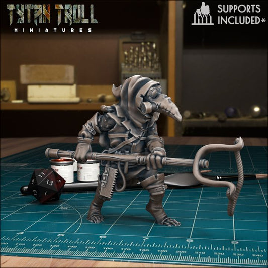 Plague Rat Catcher by Tytan Troll Miniatures