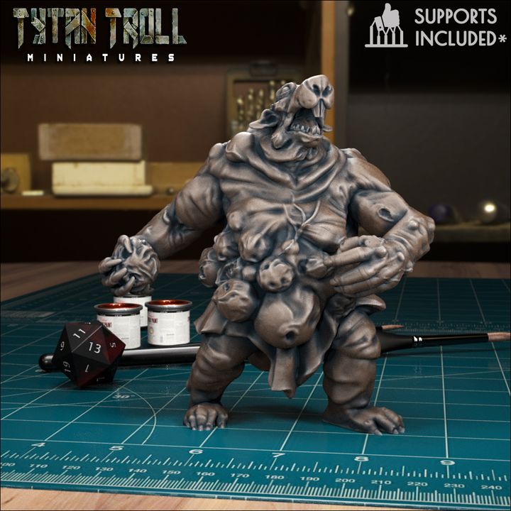 Plague Rat Ogre by Tytan Troll Miniatures