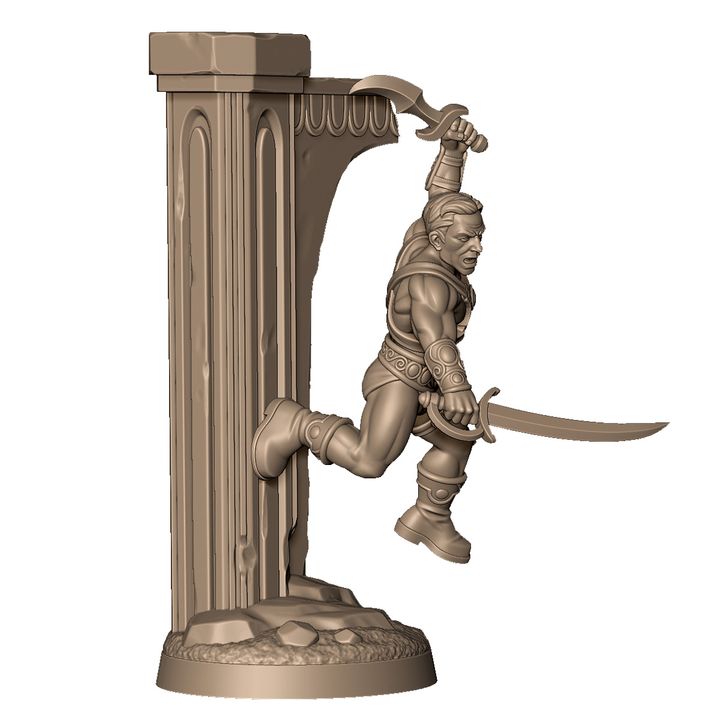 Prince of Mars fighting pose +NSFW by Menagerie Miniature