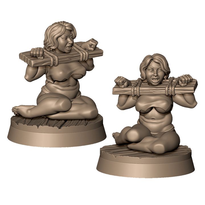 Female prisoner with larger body type +NSFW by Menagerie Miniature (18+)