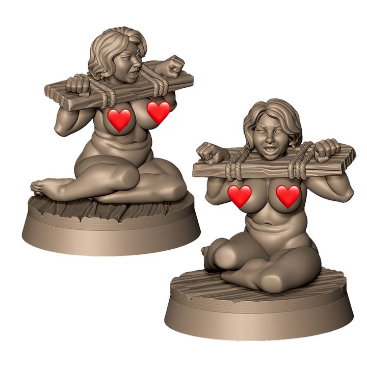 Female prisoner with larger body type +NSFW by Menagerie Miniature (18+)