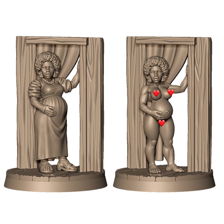 Pregnant prostitute +NSFW by Menagerie Miniature