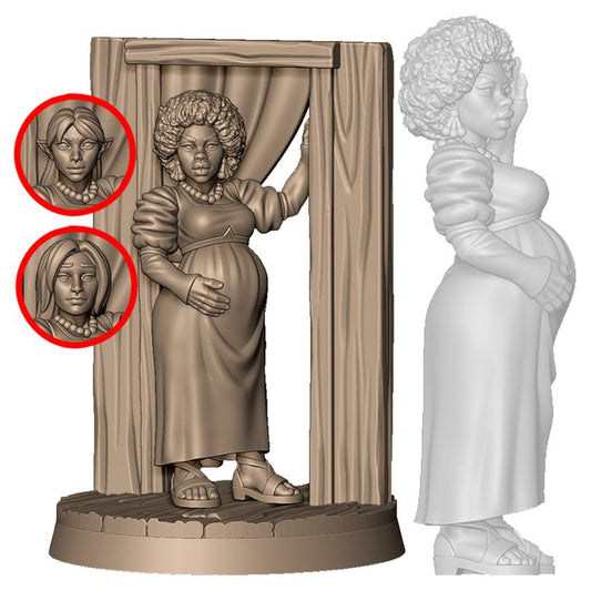 Pregnant prostitute +NSFW by Menagerie Miniature