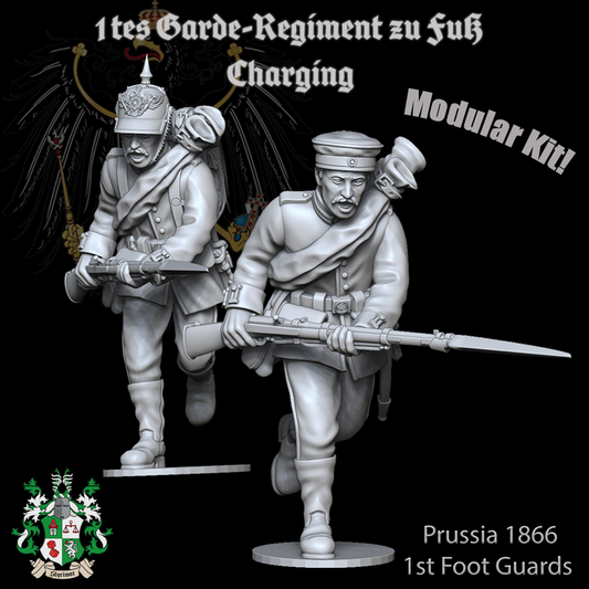 Garde-Regiment zu Fuß Charging by Styriwar