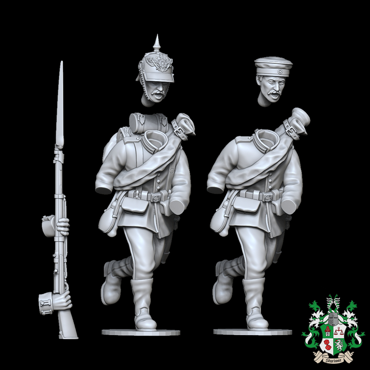 Garde-Regiment zu Fuß Charging by Styriwar