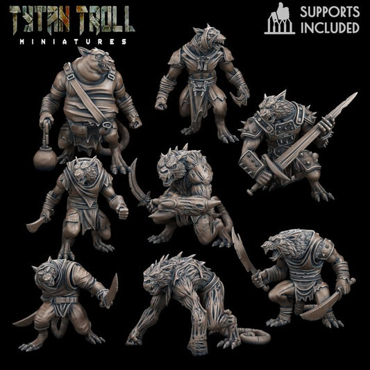 Ratman Pack by Tytan Troll Miniatures