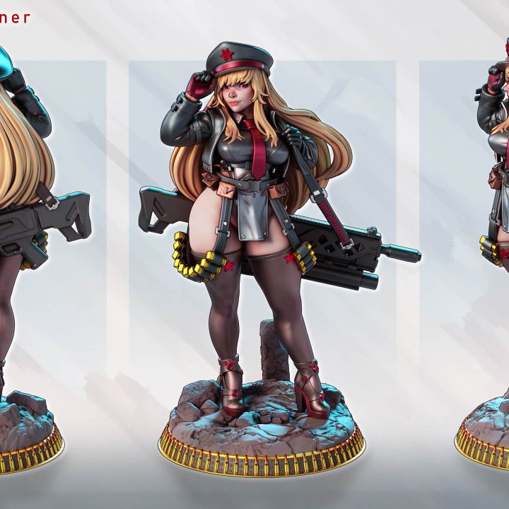 Ravia – Heavy Gunner by Gaz Minis