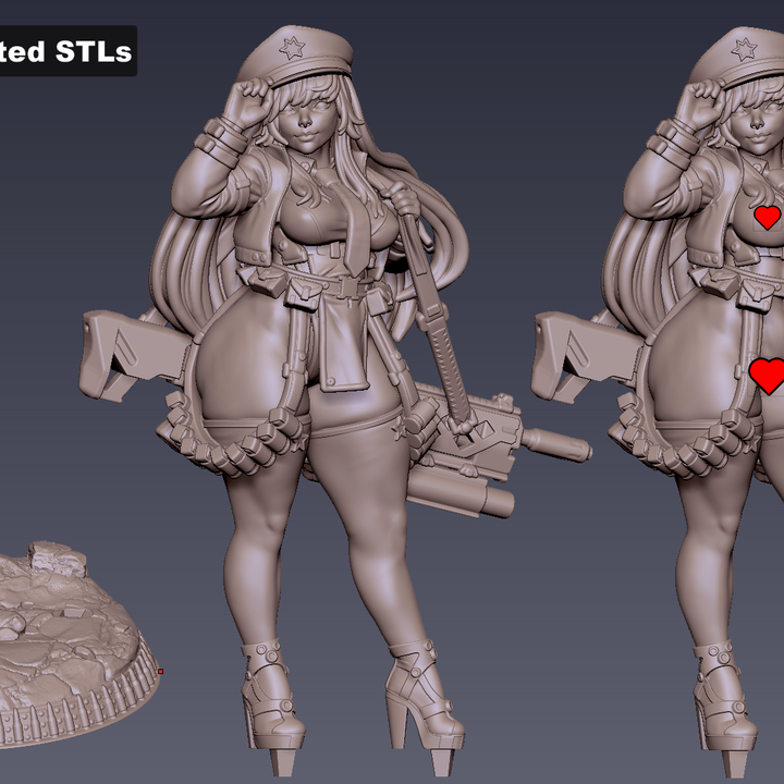 Ravia – Heavy Gunner by Gaz Minis