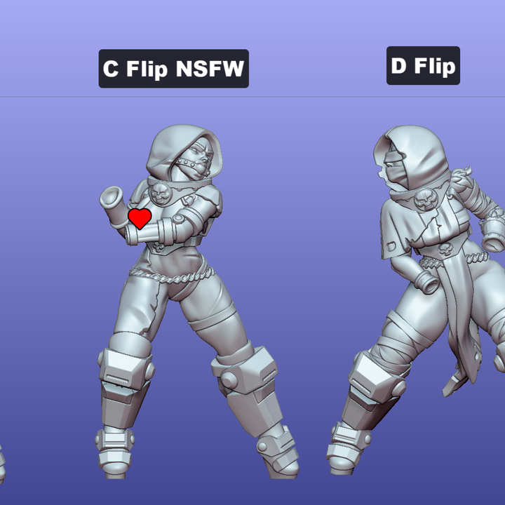 Siblings of Combat - Remorsia Squad by Gaz Minis