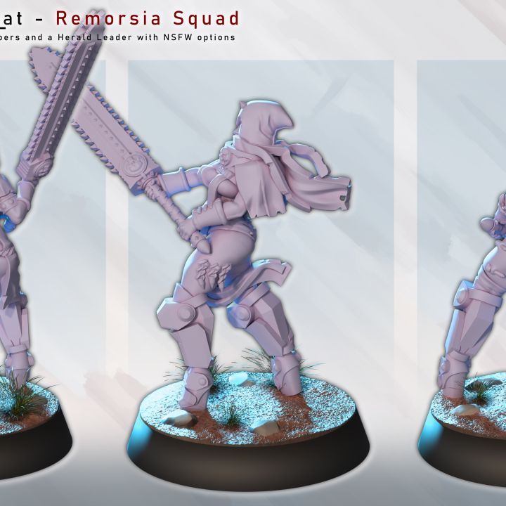 Siblings of Combat - Remorsia Squad by Gaz Minis