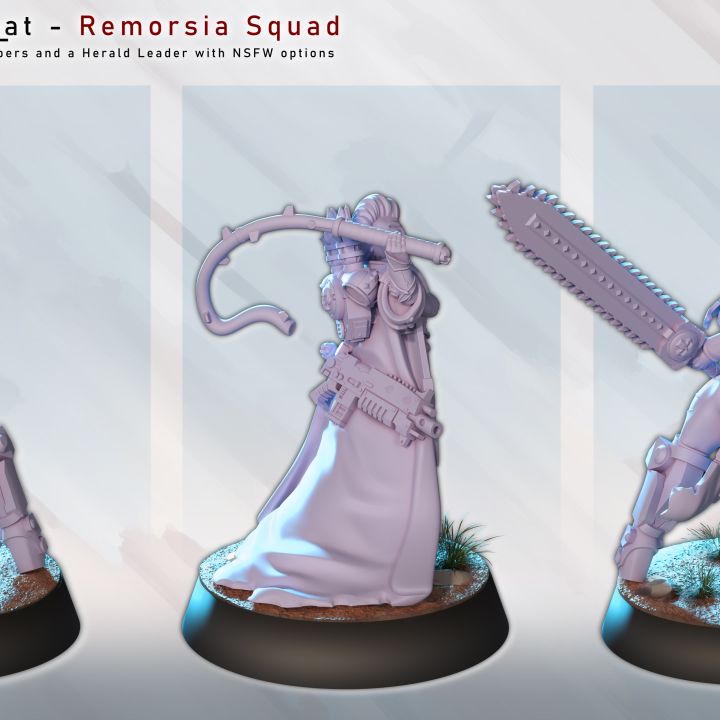 Siblings of Combat - Remorsia Squad by Gaz Minis