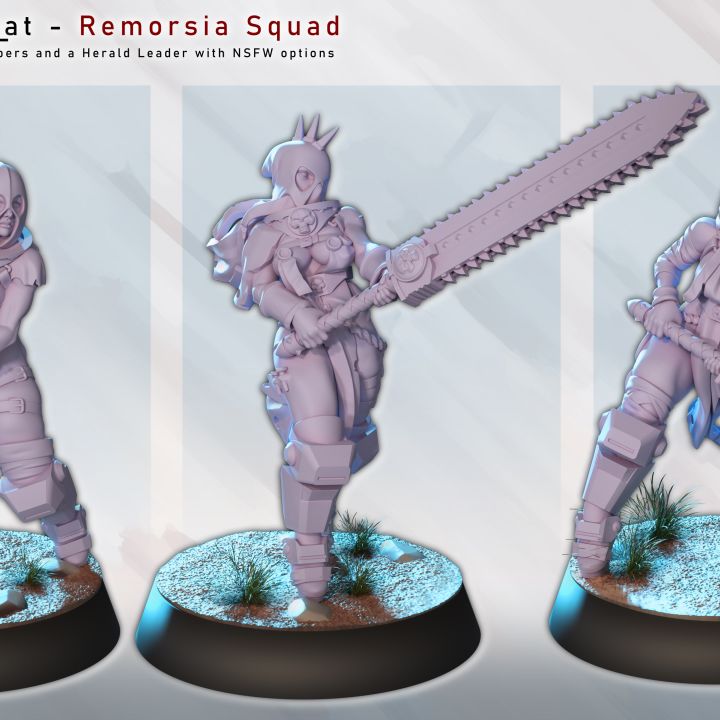 Siblings of Combat - Remorsia Squad by Gaz Minis