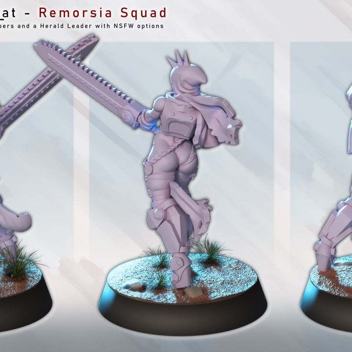 Siblings of Combat - Remorsia Squad by Gaz Minis