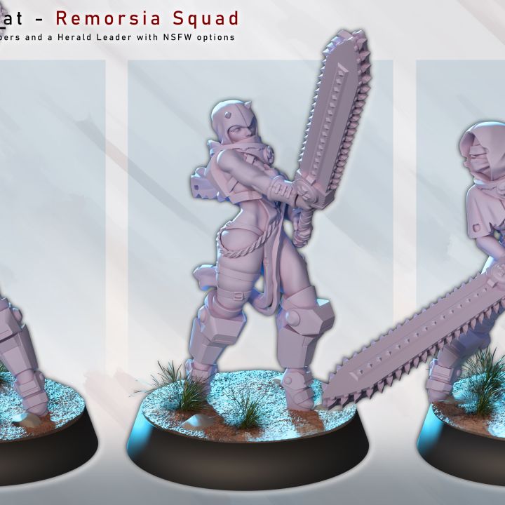 Siblings of Combat - Remorsia Squad by Gaz Minis