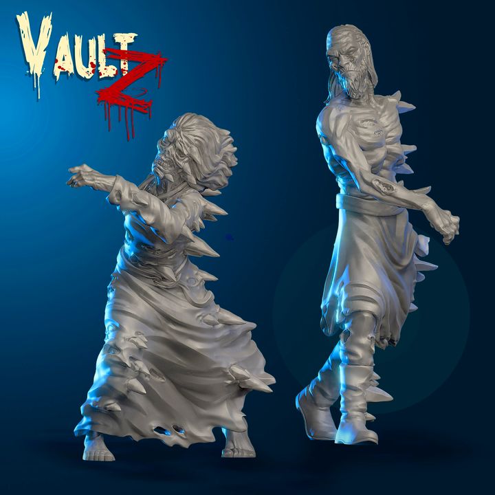 Frozen Zombie Pack 2 by Vaultz Miniatures