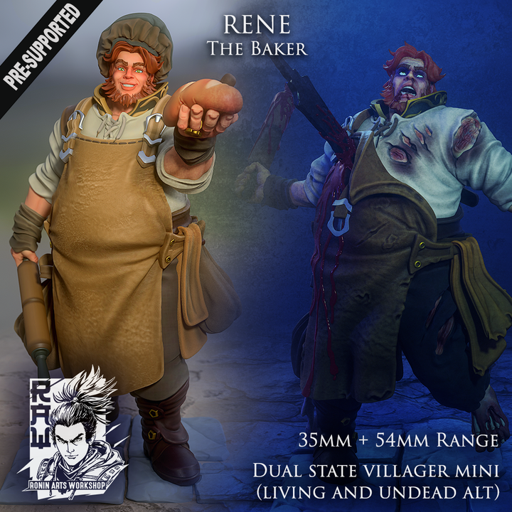 Rene The Baker by Ronin Arts Workshop