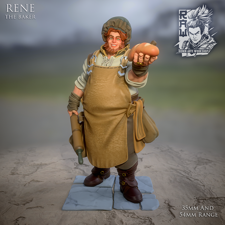 Rene The Baker by Ronin Arts Workshop