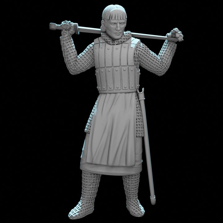 Knights Templar Resting Warrior.