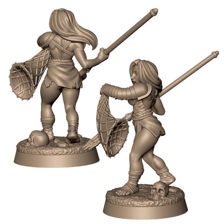 Female Retiarius gladiator by Menagerie Miniature (18+)
