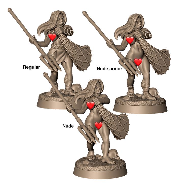 Female Retiarius gladiator by Menagerie Miniature (18+)