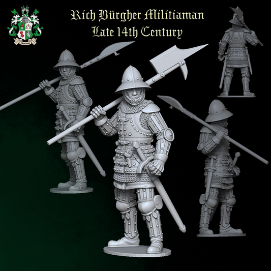 Late 14th Century Rich Bürgher Militiaman by Styriwar