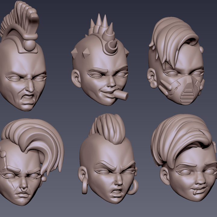 Rivet Queen Gang by Gaz Minis