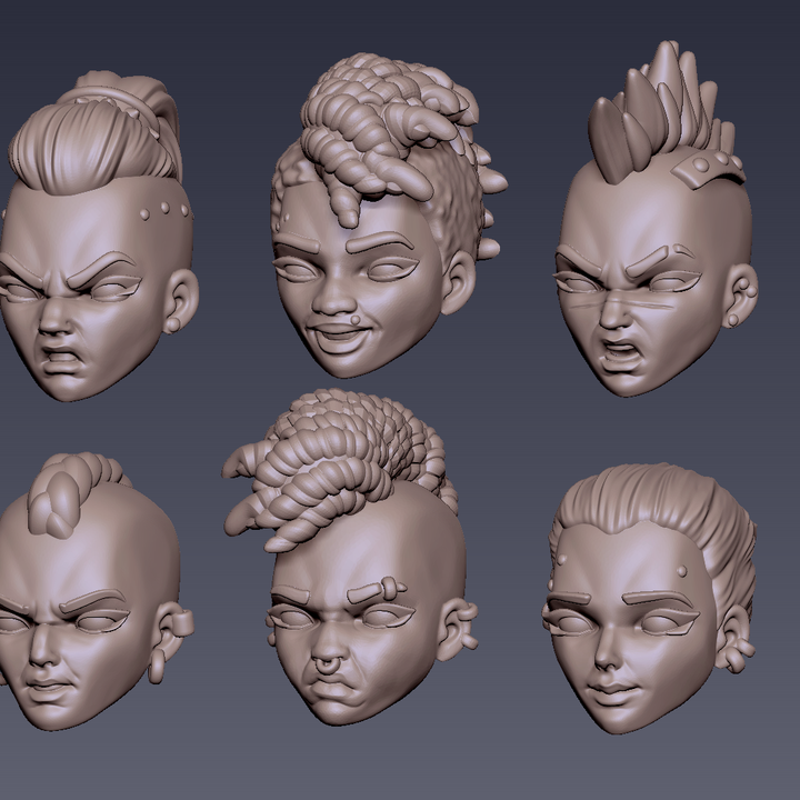 Rivet Queen Gang by Gaz Minis