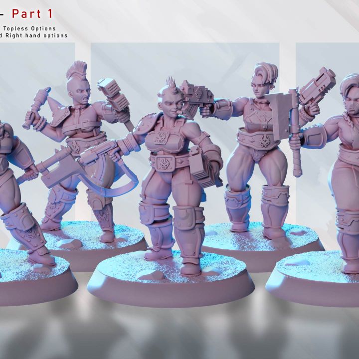 Rivet Queen Gang by Gaz Minis