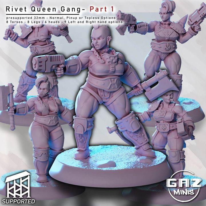 Rivet Queen Gang by Gaz Minis