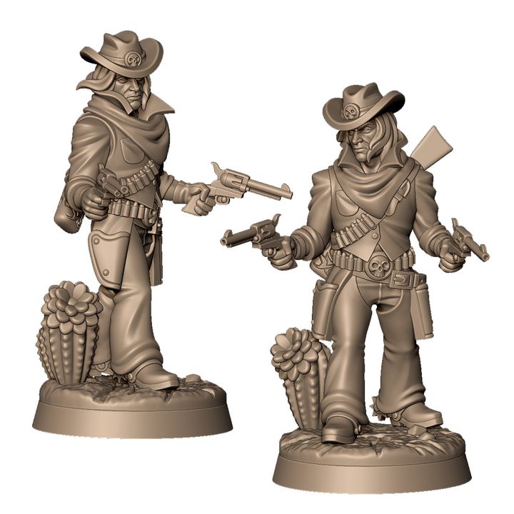 Western cowboy robber leader by Menagerie Miniature
