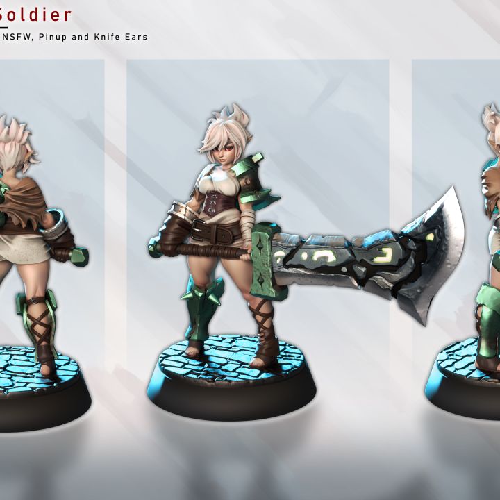 Ryven - Exciled Soldier by Gaz Minis