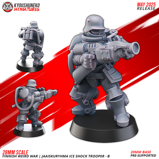 Jaaiskuryhma Shock Trooper B By Kyoushuneko Miniatures.