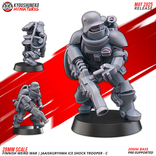 Jaaiskuryhma Shock Trooper C By Kyoushuneko Miniatures.