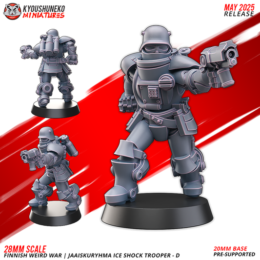 Jaaiskuryhma Shock Trooper D By Kyoushuneko Miniatures.