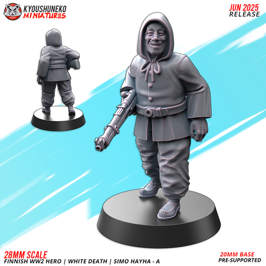 Hero White Death Simo Hayha 1 by Kyoushuneko Miniatures