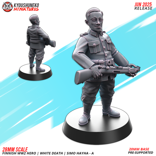 Hero White Death Simo Hayha 2 by Kyoushuneko Miniatures