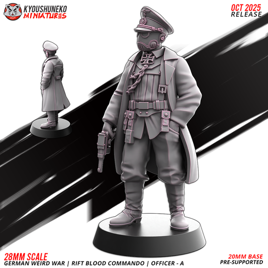 Rift blood commando officer A by Kyoushuneko Miniatures