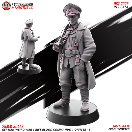 Rift blood commando officer B by Kyoushuneko Miniatures