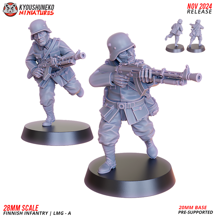 Finnish Infantry LMG A By Kyoushuneko Miniatures