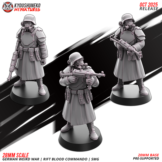 Rift blood commando SMG by Kyoushuneko Miniatures
