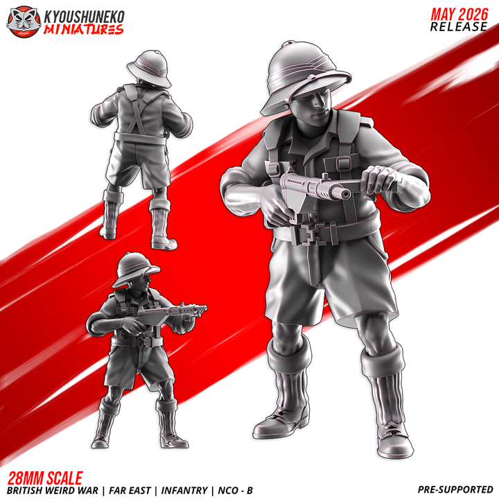 Infantry NCO B by Kyoushuneko Miniatures