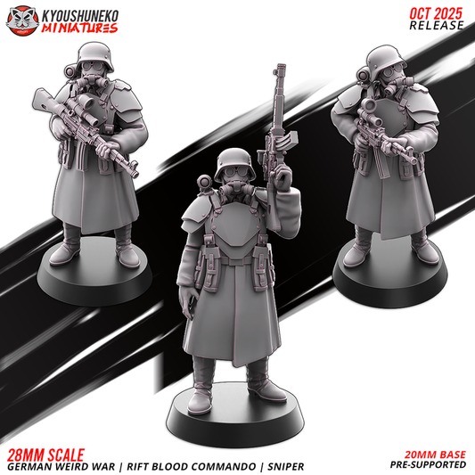 Rift blood commando Assault Riffle by Kyoushuneko Miniatures