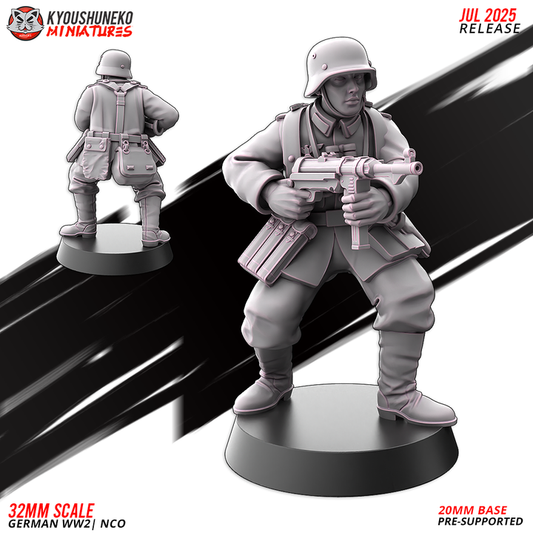 German WW2 NCO By Kyoushuneko Miniatures