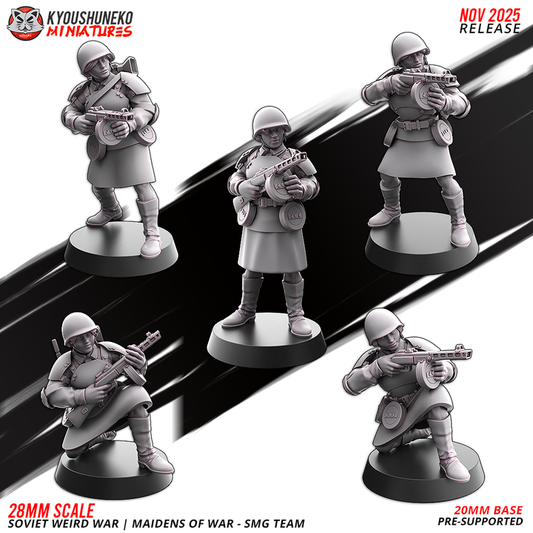 Maidens of war SMG team By Kyoushuneko Miniatures