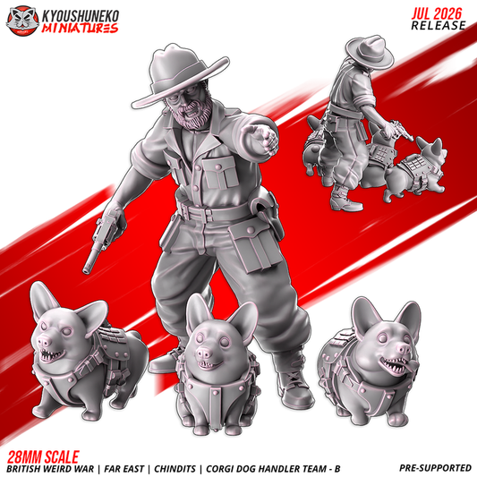 Corgi Dog Handler by Kyoushuneko Miniatures