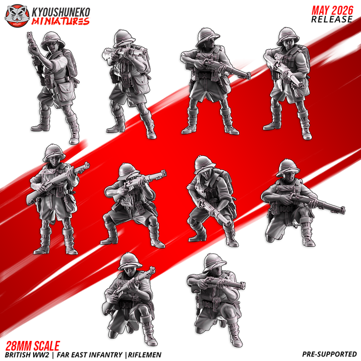 Far East Riflemen 1 by Kyoushuneko Miniatures