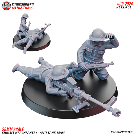 Chinese NRA Infantry Antitank Team by Kyoushuneko Miniatures